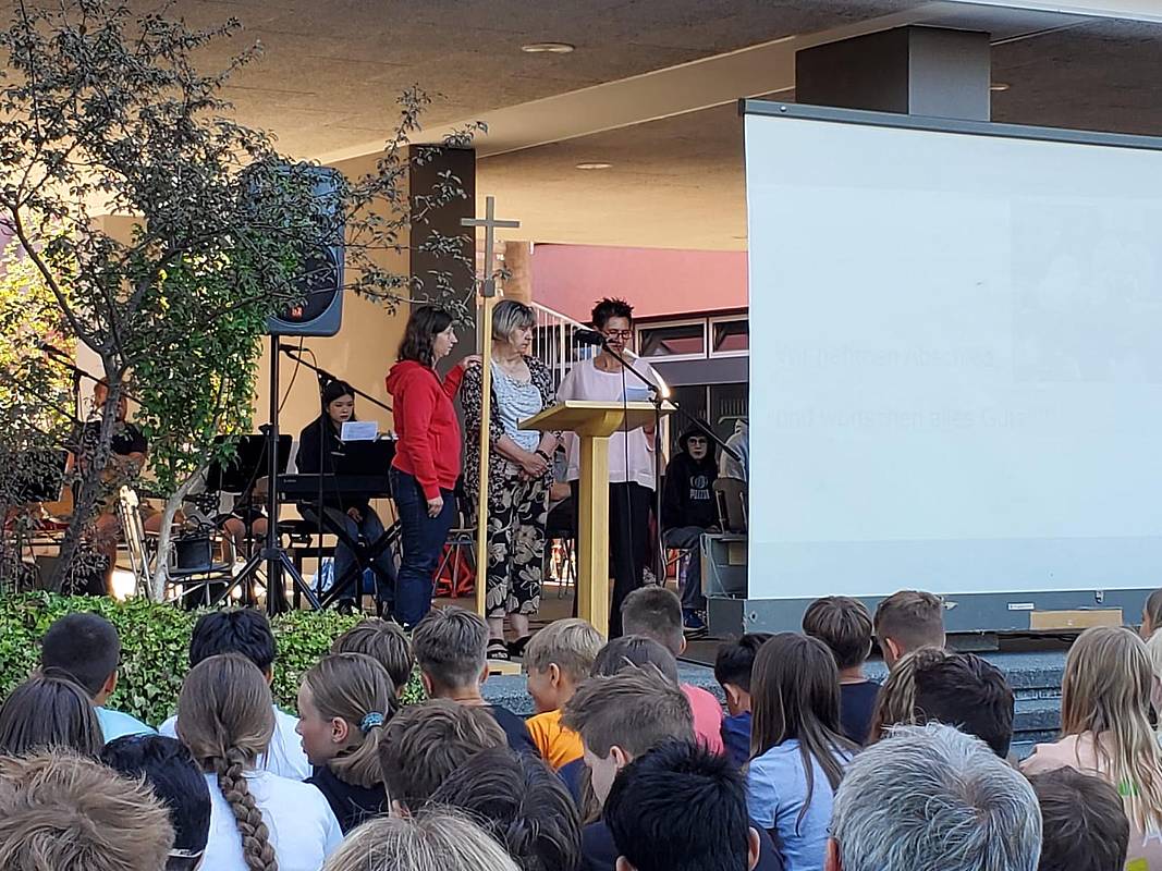 Verabschiedung von Frau Hannstein im Rahmen des Gottesdienstes