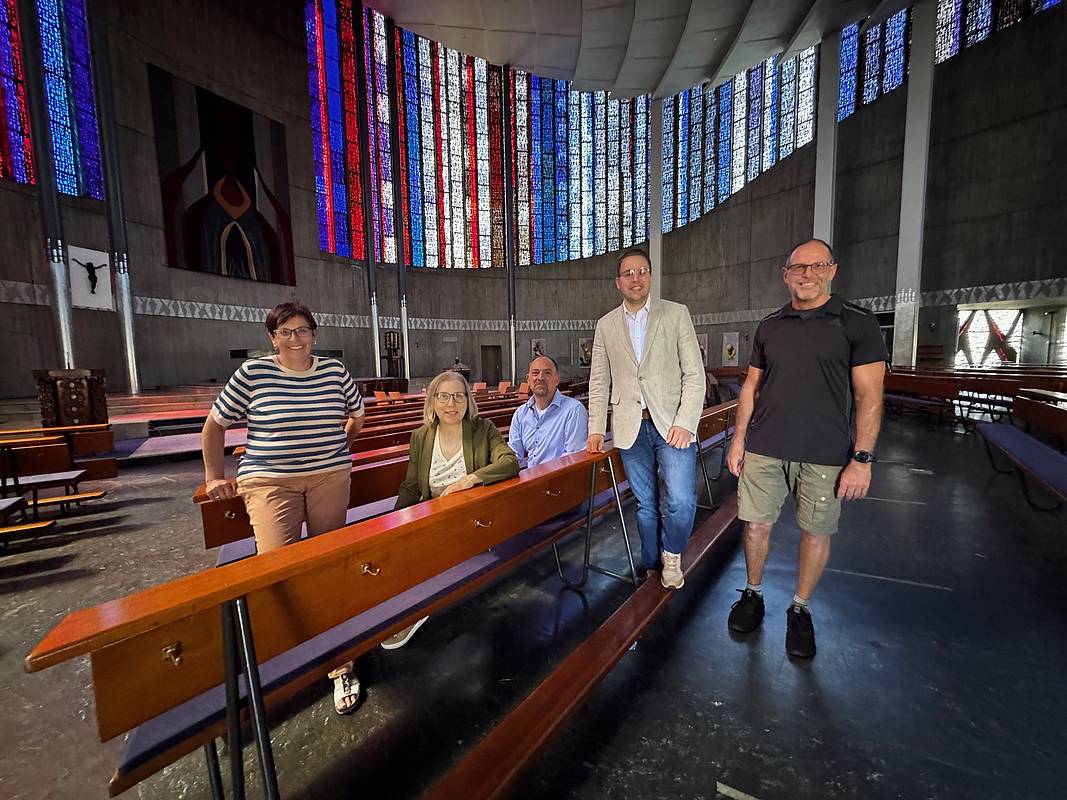 Teilnehmende des Pressegesprächs