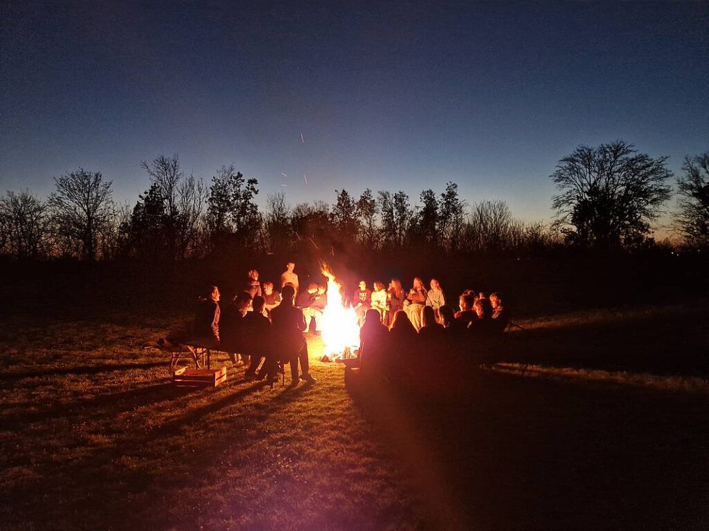 Abend am Lagerfeuer