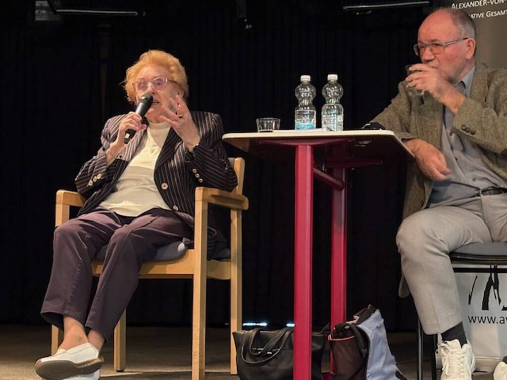 Karla Spagerer auf der Bühne